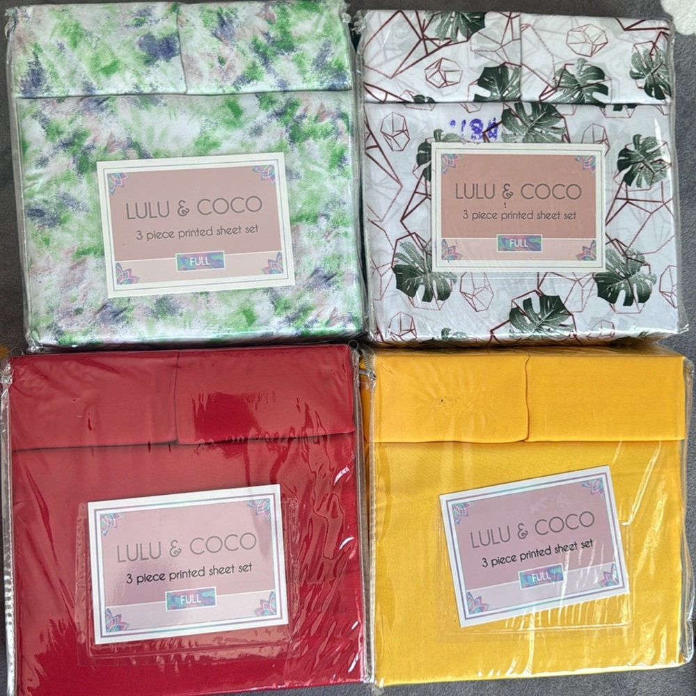 Yellow Sheet Set - Full - Picture 4 of 4